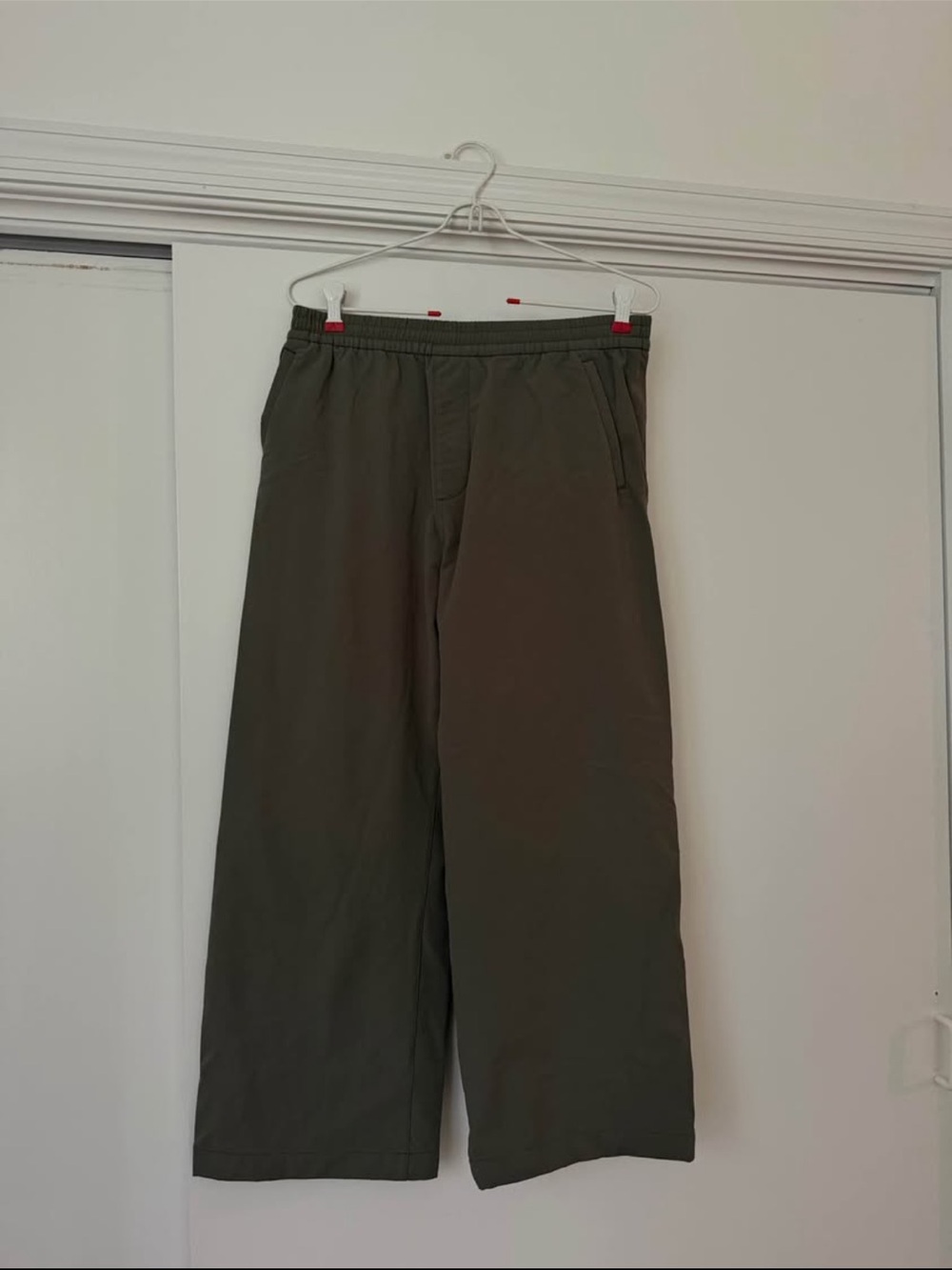 Outdoor Voices Olive Wide-Leg RekTrek